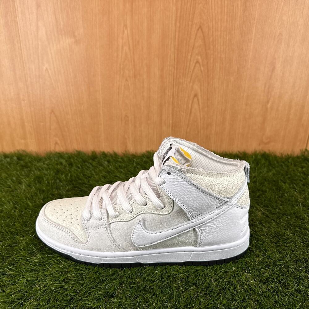 Nike SB Dunk High Antihero White Black Sneakers HM5837-100 Men's Size 7 - Picture 7 of 9